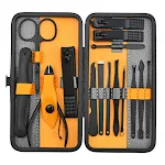 Beauty & Manicure Nagelpflege-Set für perfekte Nägel. Professionelle Werkzeuge, feuchtigkeitsspendende Behandlungen für gepflegte Hände. — foto 4