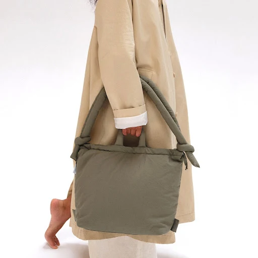 Title 5, Nylon Fashion Down Crossbody Bag, a stylish and...