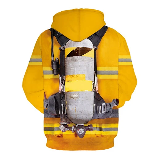 Title 15, Mens 3D Space Suit Digital Printing Long-sleev...