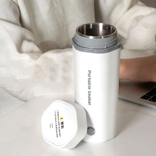 Title 4, Small Portable Electric Hot Water Cup for Car a...