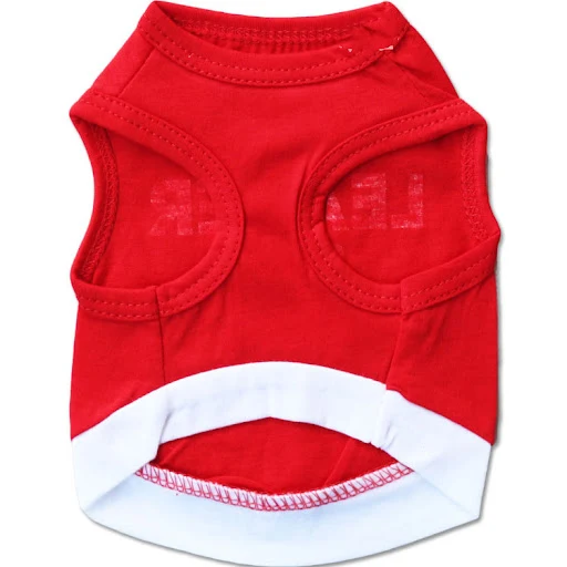 Title 3, Wholesale Dog Clothing Cotton Big Red Printed L...