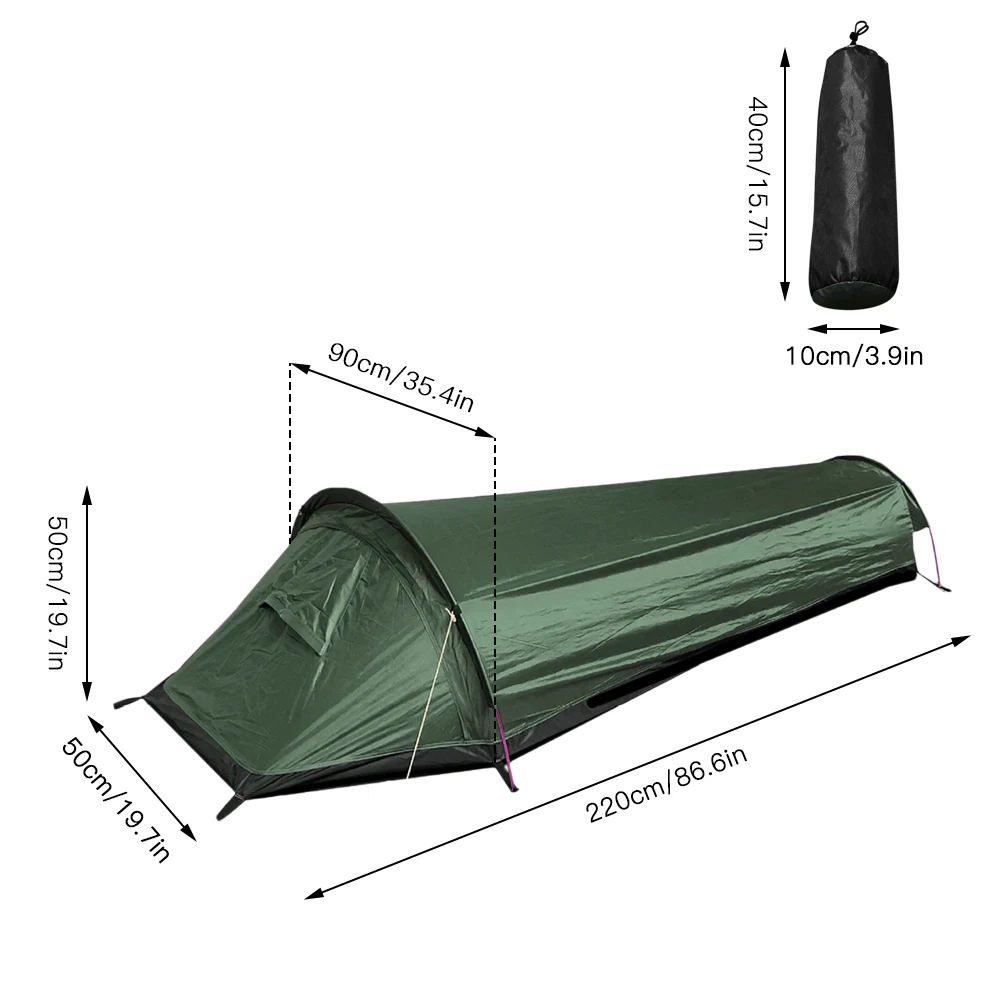 Title 1, Lightweight mountain climbing tent with sleepin...