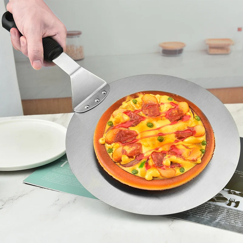 Title 3, Stainless Steel Folding Pizza Shovel Circular C...