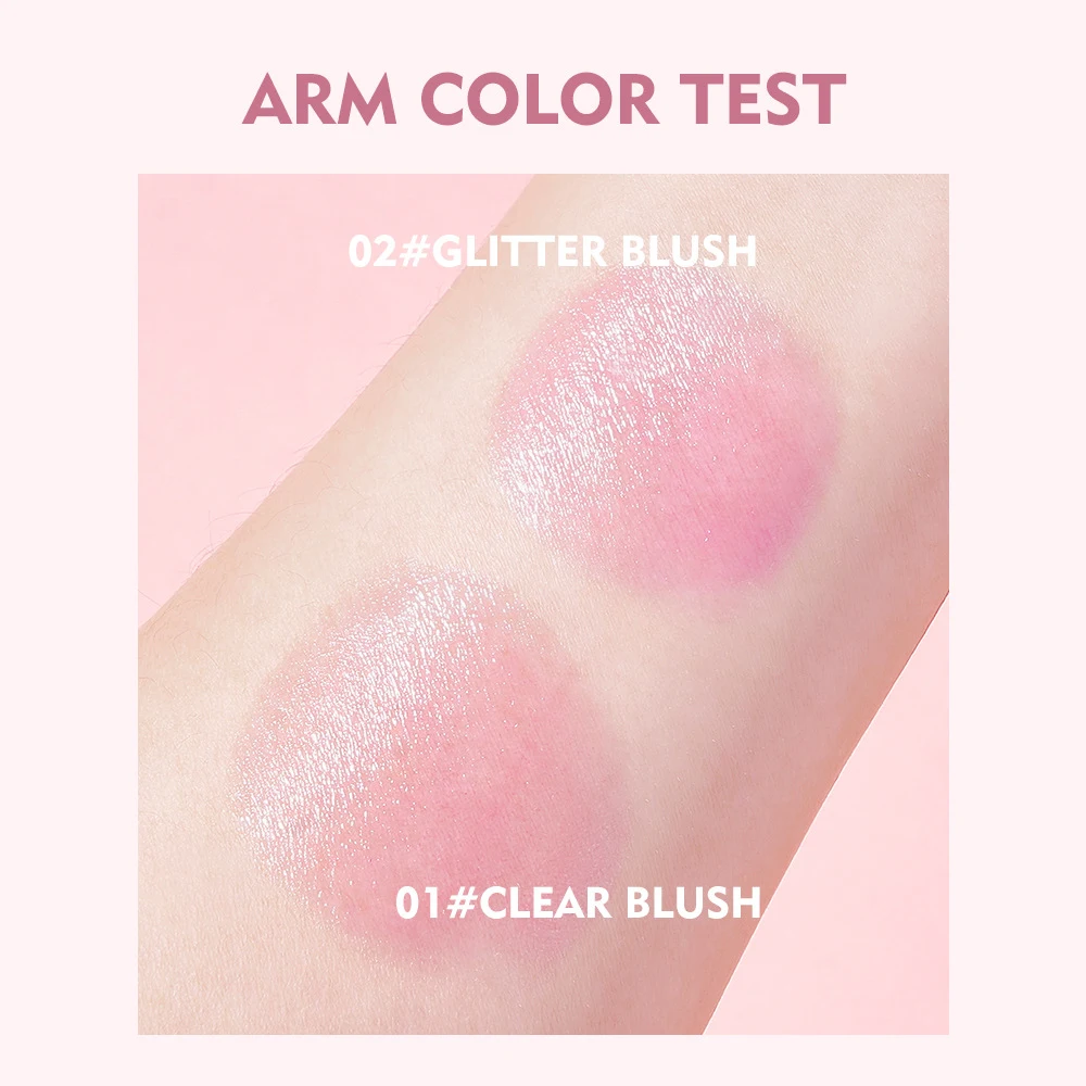 Natürliches Nude Rouge für Make-up, für einen strahlenden Teint und langanhaltende Farbe. Verleiht einen frischen, natürlichen Look, der Ihre Schönheit unterstreicht. — foto 5