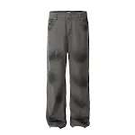 Men's Tie-Dyed Washed Dirty Jeans. Experience ultimate comfort and style with these unique jeans. Perfect for a relaxed — photo 9