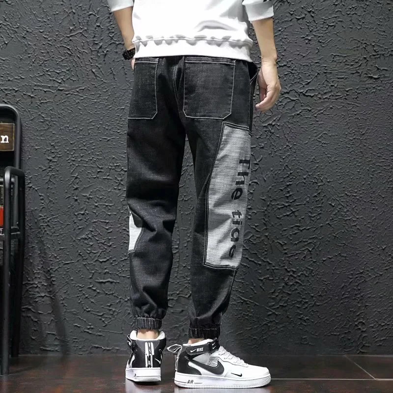 Title 19, Pantalones harén de nueve puntos, workwear casu...