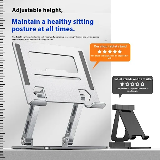 Title 6, Metal tablet computer bracket, Pad support fram...