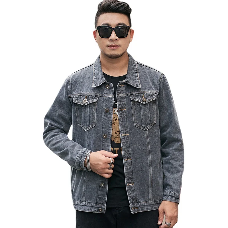 Title 5, Mens Plus Velvet Thick Denim Jacket Plus Ferti...