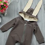 Macacão para Bebês Recém-Nascidos Roupas de Bebê Jumpsuit Confortável e estiloso Tecido macio e respirável Presente perfeito para o bebê Fácil de vestir — foto 5