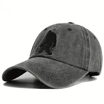 Orangutan Embroidered Washed Baseball Cap for Outdoor Leisure. Stay comfortable and stylish while enjoying the sun. Perf — photo 4