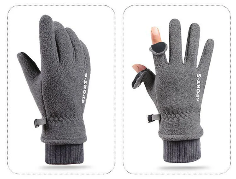 Title 10, Outdoor Ski Riding Gloves Winter Polar Fleece F...