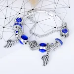 Pulseira ocular de gato azul profundo — foto 3