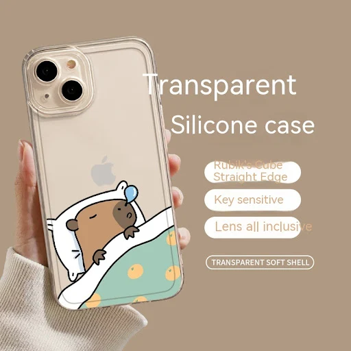 Title 4, Capinha de Celular Transparente Funny Bar 7