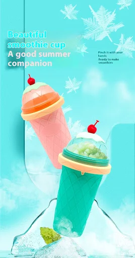 Title 5, Household Portable Creative Silicone Ice Cup. E...