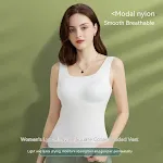 Regata Modal Feminina Lisa com Bojo Conforto e Elegância Essenciais Peça Versátil para Uso como Camiseta Interna ou Blusa Leve — foto 4