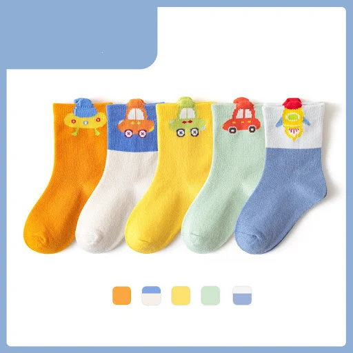 Title 2, Kinderen felle kleuren Trendy Middle Tube Casua...