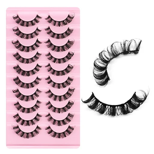 Title 3, DD Curve False Eyelashes Thick Ten Pairs. Achie...