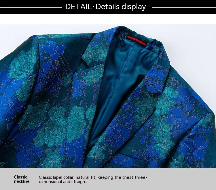 Title 4, Terno Jacquard Masculino Host MC Casamento Padr...