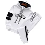Conjunto de Moletom com Capuz e Calças de Moletom Tracksuit Conforto e Estilo para Homens e Mulheres Ideal para Esportes e Lazer — foto 4
