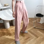 Damen lässige weiße Anzughose Net Red, stilvoll und bequem für einen trendigen Look, ideal für Alltag und Freizeit. — foto 3