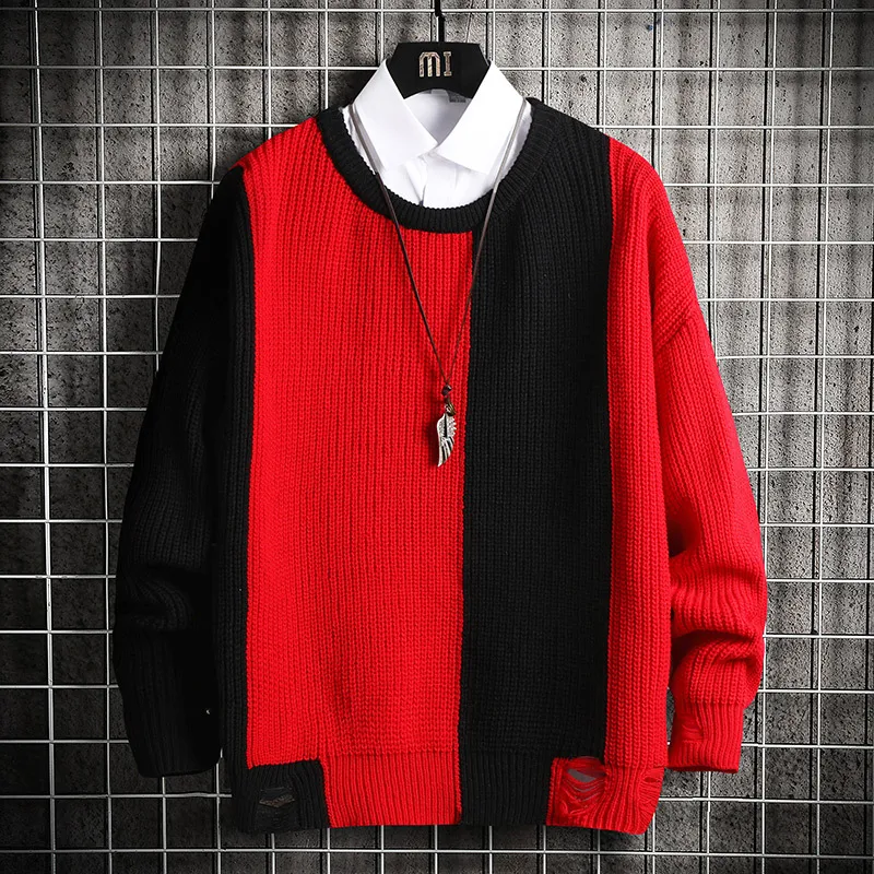 Suéter Pulôver Gola Redonda com Costura Contrastante – Conforto e estilo para você. Ideal para looks casuais e modernos. Perfeito para diversas ocasiões. — foto 3