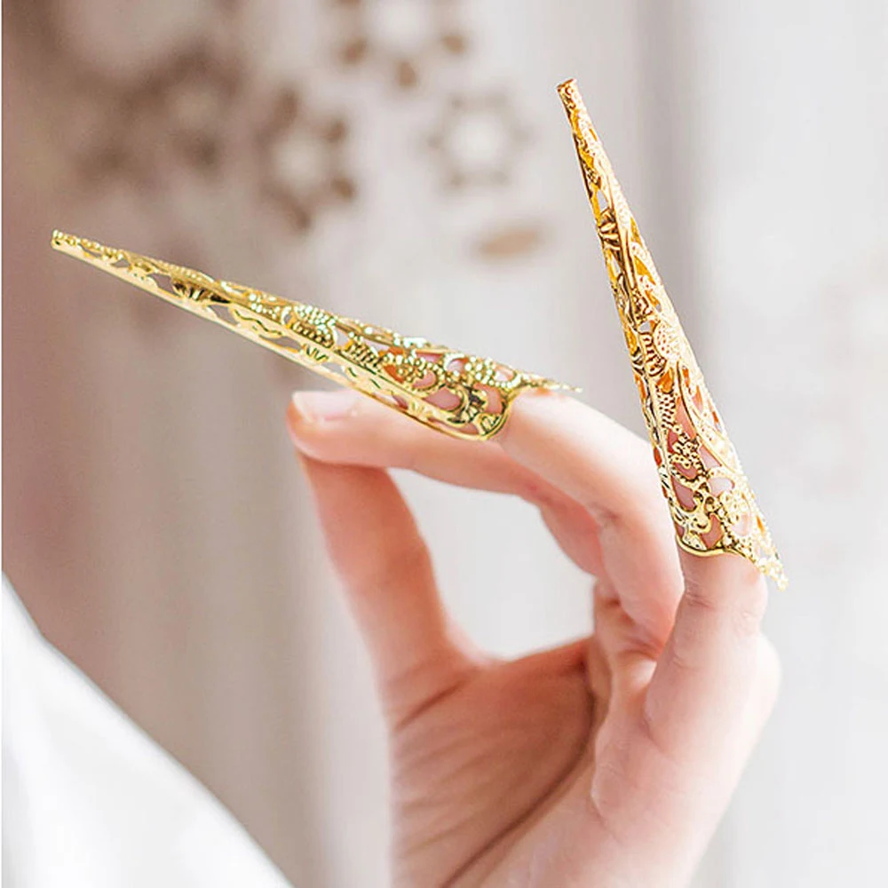 Title 1, Ancient Queen Costume Props Fake Long Finger Co...