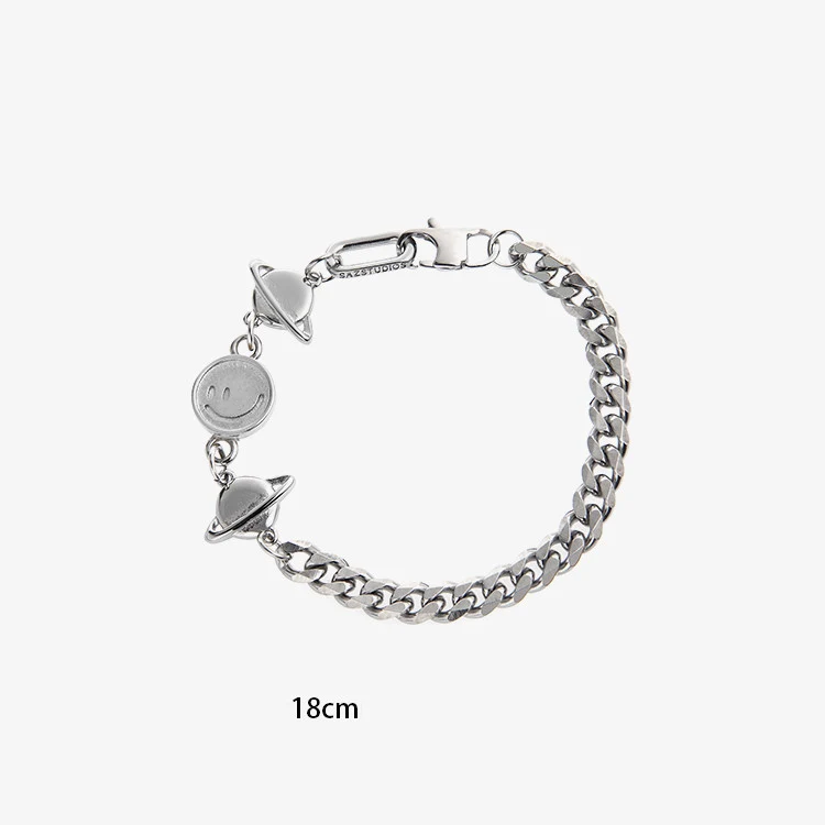 Pulseira Splice Cuban Diamond Planet, estilo sofisticado e moderno. Adicione brilho e elegância ao seu visual. Perfeita para qualquer ocasião. — foto 4