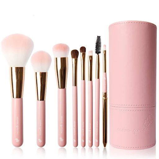 Title 9, Beginner Makeup Brush Set with Storage Box. Ess...