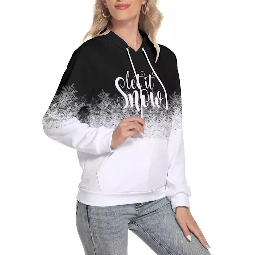 Title 6, Moletom com capuz de manga raglan com estampa g...