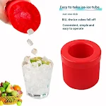 New Flask Silicone Ice Mold Speed Building Household Homemade Crushed Ice Cylinder Perfect for quick drinks and easy coc — photo 8