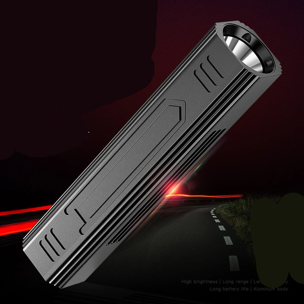 Title 1, Aluminum alloy strong flashlight provides power...