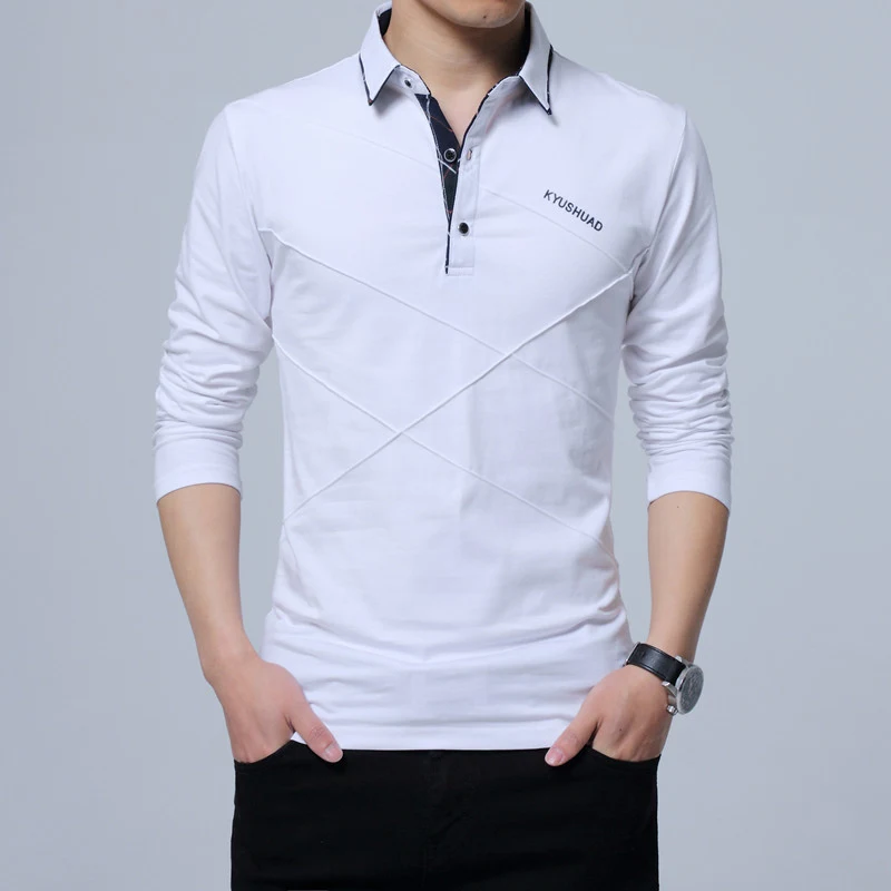 Camiseta de hombre de manga larga con estampado de algodón para uso diario. Suave y transpirable para mayor comodidad. Perfecta para cualquier ocasión casual. — foto 2