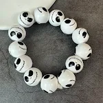 Brincos de Halloween Personalizados Colar Contas de Madeira Adicione um toque festivo com este conjunto personalizado e elegante para o Halloween. — foto 3