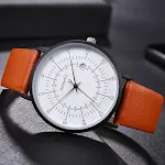 Cinta de couro relógio personalizado casual — foto 10