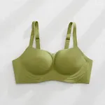 French Seamless Underwear for Small Breasts Ladies Latex Base Bra provides comfort, support, and a perfect fit for every — photo 2