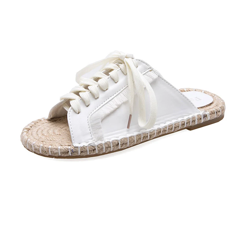 Title 7, Flat Lace-Up Casual Open-Toed Sandals and Slipp...