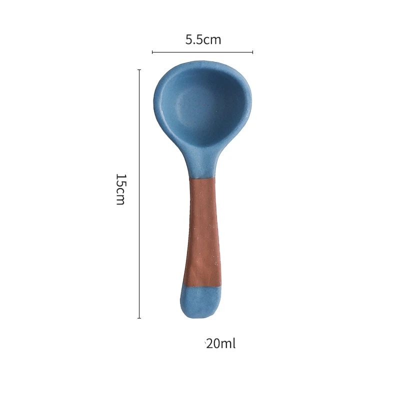 Title 6, Commercial Chunky Ceramic Soup Spoon Specialty ...
