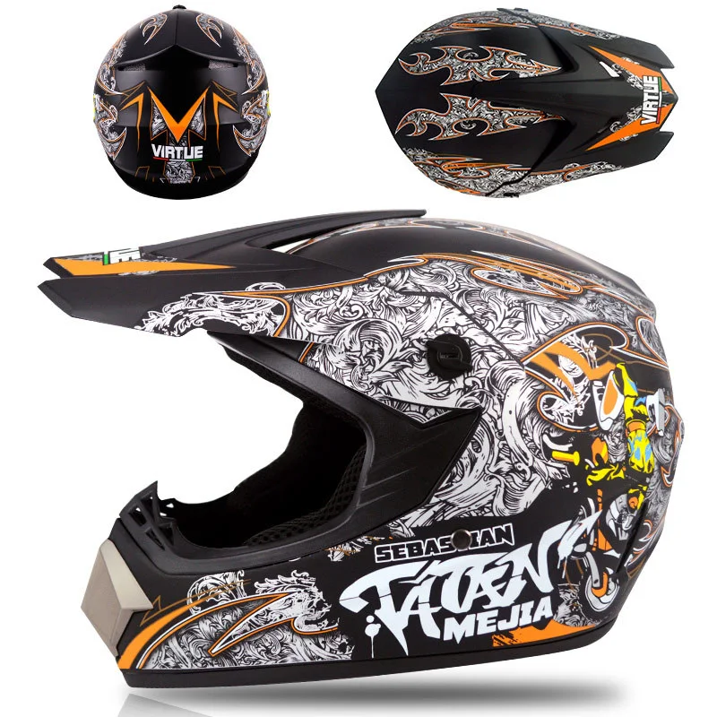 Junior Motocross Helmet Designed for Young Riders Optimal protection and safety. Lightweight, comfortable design for rac — photo 5