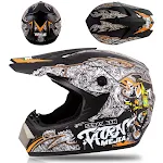 Junior Motocross Helmet Designed for Young Riders Optimal protection and safety. Lightweight, comfortable design for rac — photo 5
