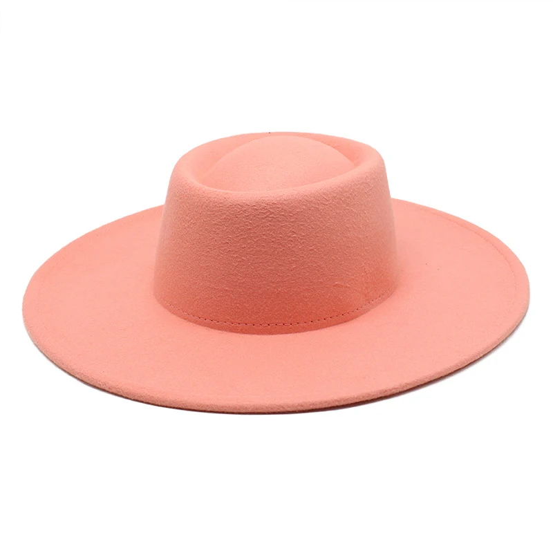 Title 7, Men And Women Fashion Simple Felt Bowler Hat