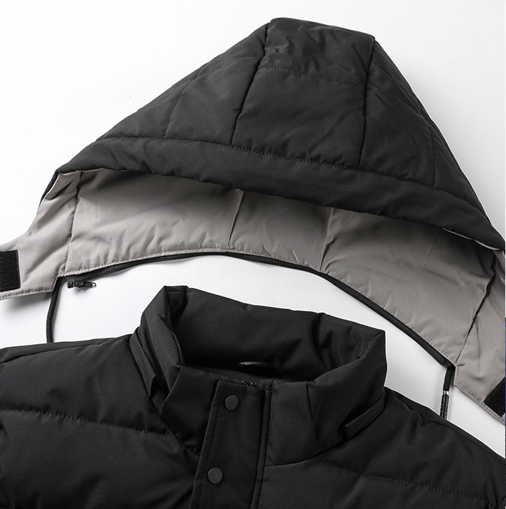 Title 11, Mens Fleece-Lined Thickened Cotton Coat Hooded...