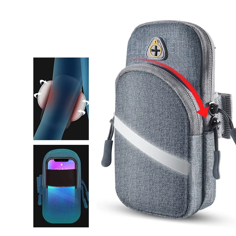 Brazalete deportivo para correr tu móvil. Protege y lleva tu teléfono con comodidad y seguridad mientras corres. Diseño ergonómico y resistente al agua. — foto 7