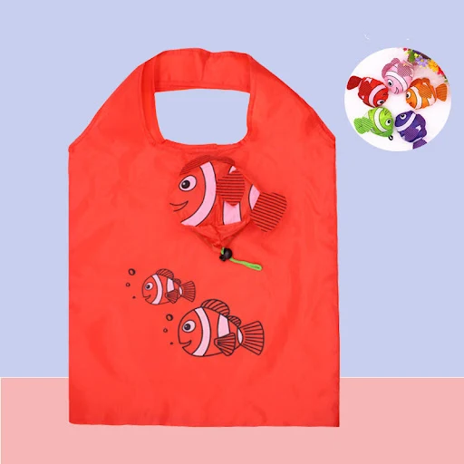 Title 9, Large Strawberry Folding Shopping Bag Thick Wat...