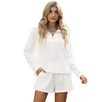 Nieuw Effen Kleur Casual Damespak, Eenvoudig en Veelzijdig, Perfect voor Elke Gelegenheid, Makkelijk te Combineren voor een Stijlvolle Uitstraling. — foto 5
