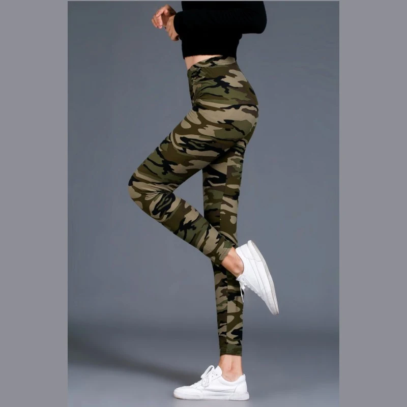 Title 16, Brushed Cotton Print Camouflage Outerwear Leggi...