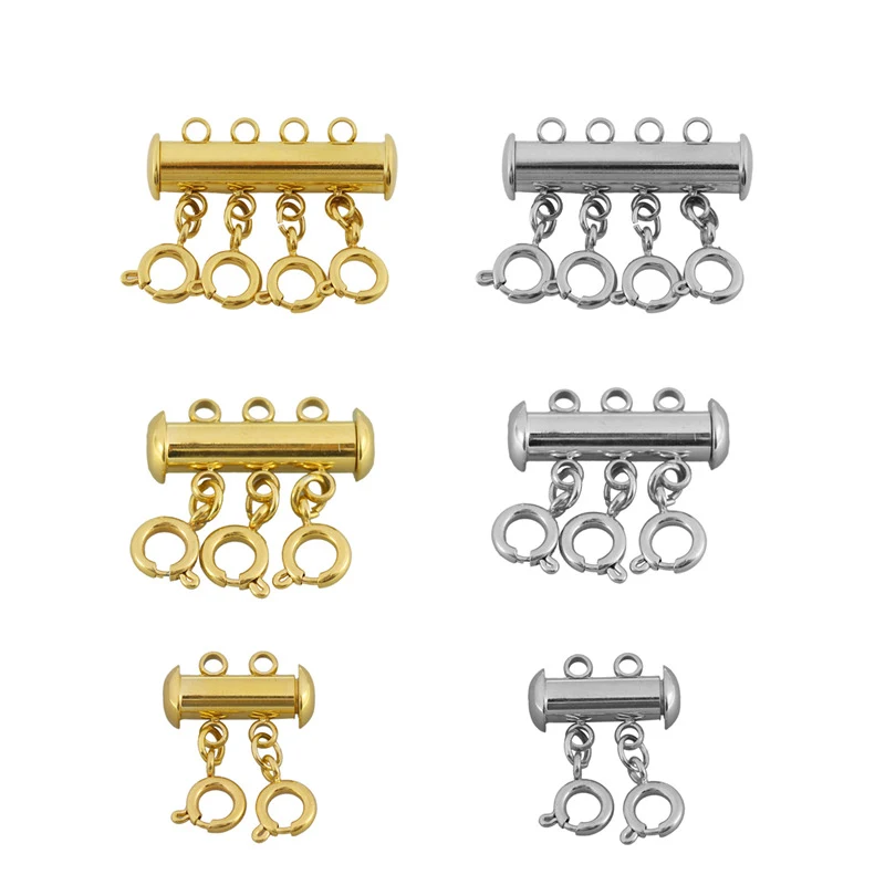 Title 4, Fostfo Slide Tube Lock Spacer Clasp para fios m...