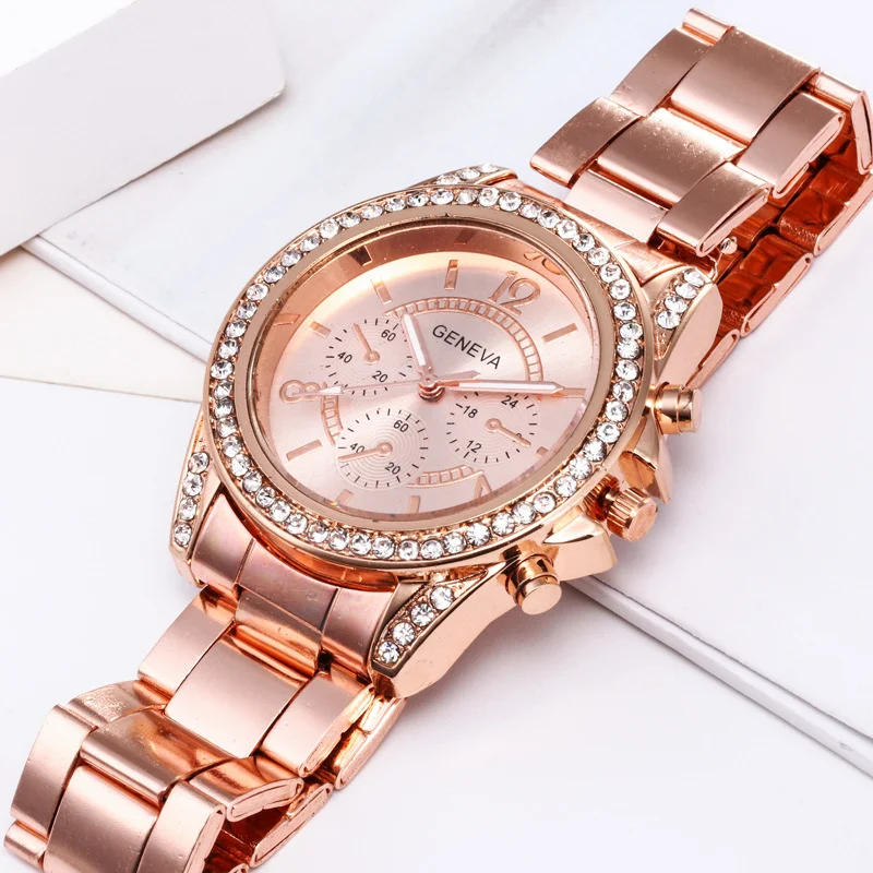 Fashion Diamond Dial Dial Lyloy Loy Watch Quartz Watch — foto 3
