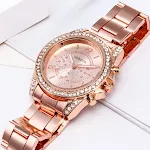 Fashion Diamond Dial Dial Lyloy Loy Watch Quartz Watch — foto 3