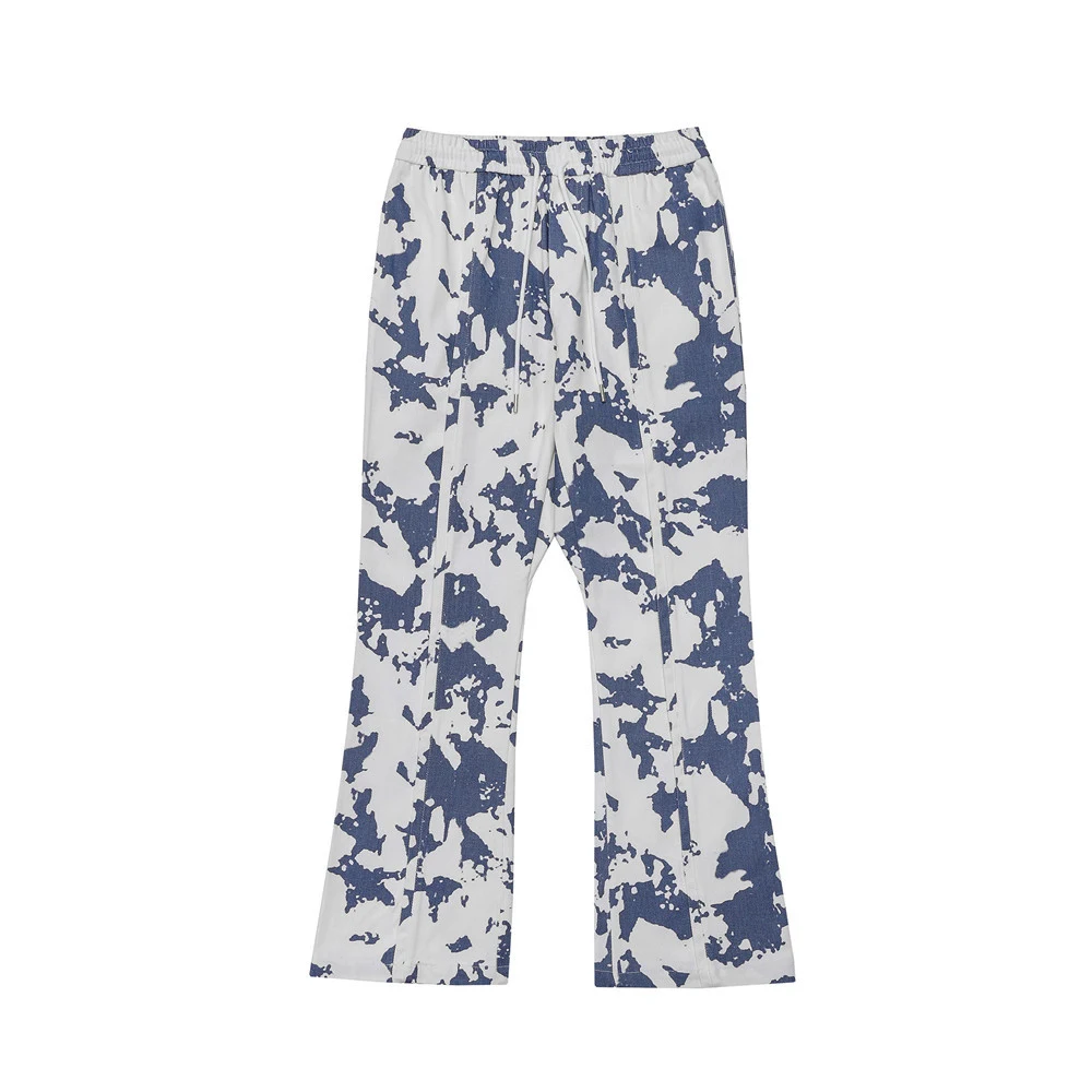Loose Straight-leg Pants Trendy Micro-flared for Women. Comfortable and stylish for a modern look, perfect for everyday — photo 1