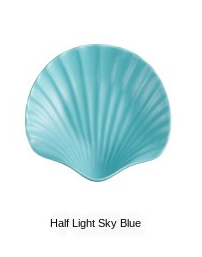 Title 9, Shell-shaped Salad Dessert Bowl, Special Cerami...